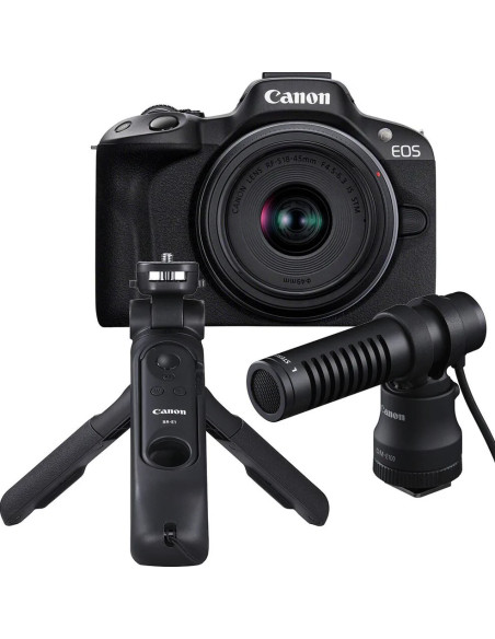 EOS R50 + RF-S 18-45mm f/4.5-6.3 IS STM Creator Kit